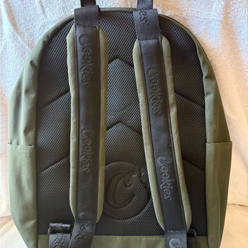New Olive Green Cookies Smell Proof Backpack - Picture 8 of 10